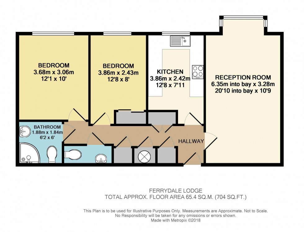 Floorplan for Church Road, London