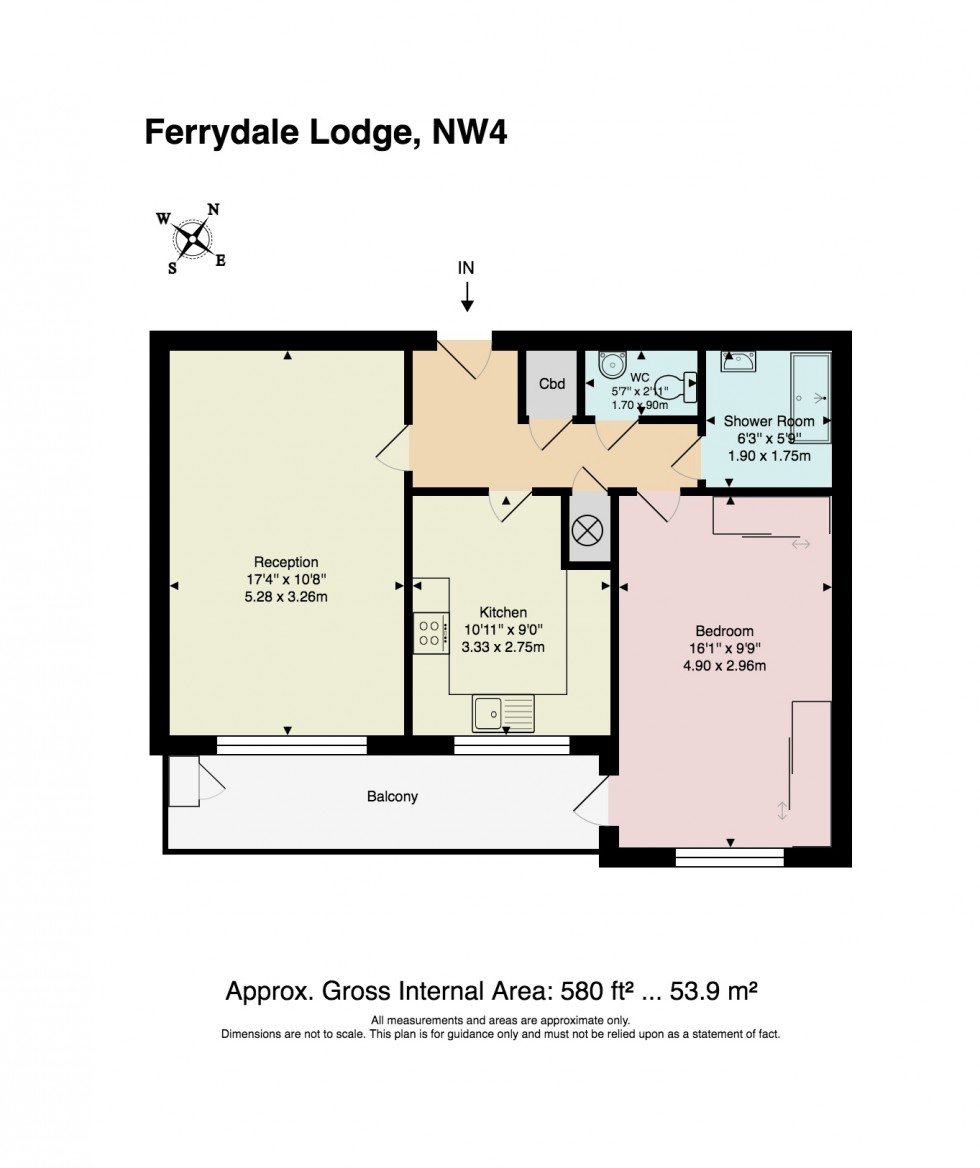 Floorplan for Church Road, London